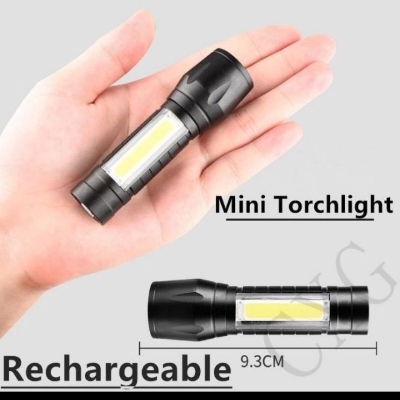 Picture of High Quality 3 in 1 Mini Portable Rechargable Waterproof USB Flash Torch Light - 1 Piece