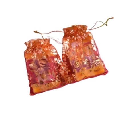 Picture of 2 Pieces Saffran Real goat milk Soap ( 2 pieces ) with pouch bag