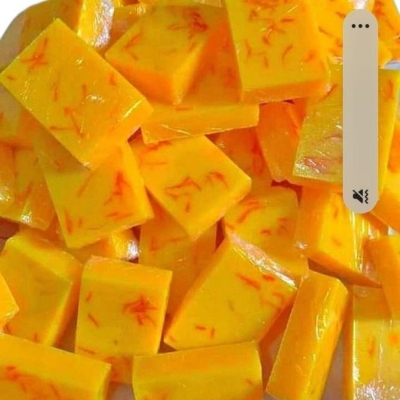 Picture of 1 Piece Real Saffran Goatmilk Bar Soap  - 90 gram (1 piece)