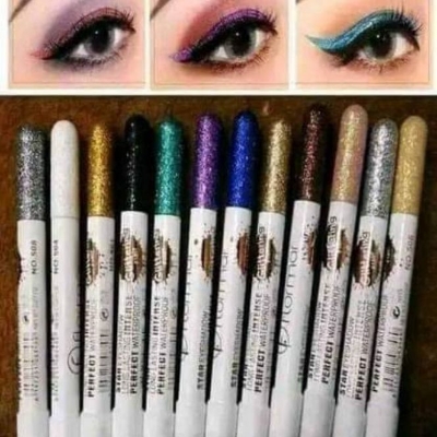 Picture of 12 in 1 Set Multi color Glitter Eyeshadows - 12 pieces