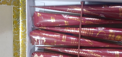 Picture of 12 in 1 box Indian Kashmiri Mehedi Cone-  12 pieces