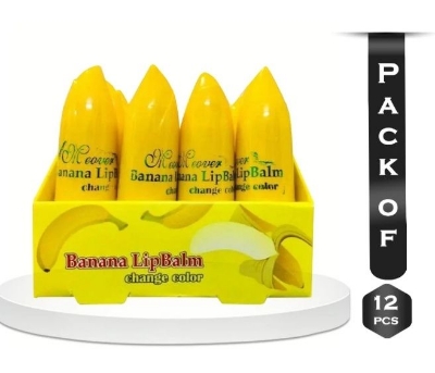 Picture of 12 in 1 Box  Banana Lip Balms or lipstics - 12 Pieces