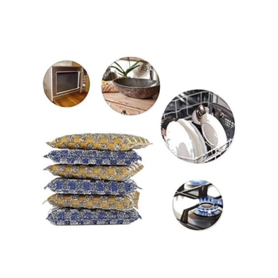 Picture of 4 Pieces strong  Metalic kichen Dish sponges cleaners