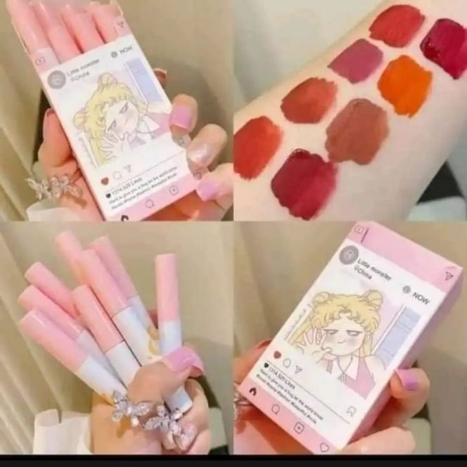 Picture of 8 in 1 Set Little Monster ciggerate shaped Matte Liquid Lipstics (8 Pieces)