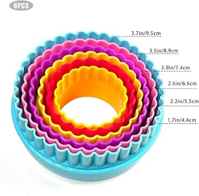 Picture of 6 Pieces Colorful Cookie cutter