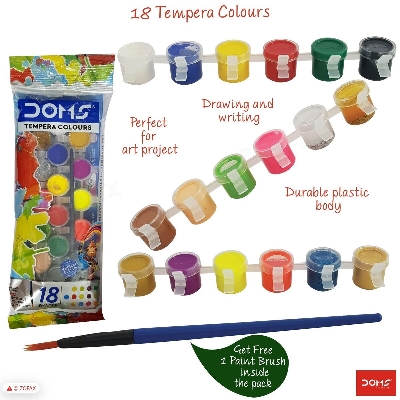 Picture of Doms Tempera 18 colors shades