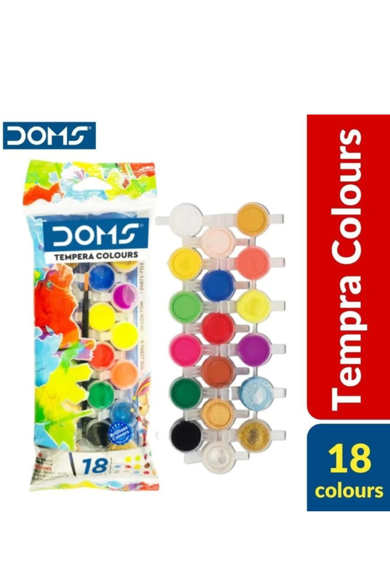 Picture of Doms Tempera 18 colors shades
