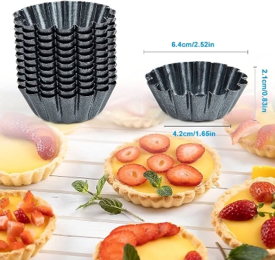 Picture of 10 pieces mini muffin cake mould (10 pieces)