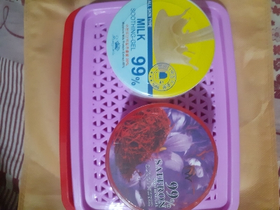 Picture of 99% Milk Soothing gel and Safran Soothing gel (300 ml)combo pack