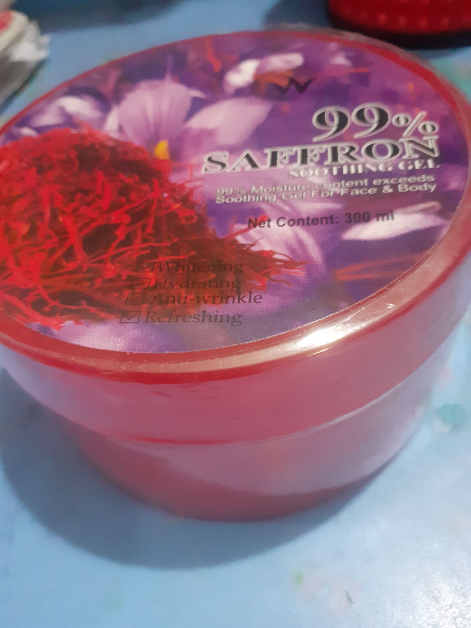 Picture of Saffron 99% Soothing Gel (300 ml) for all types of skins