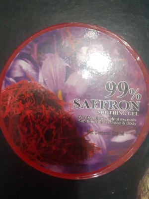Picture of Saffron 99% Soothing Gel (300 ml) for all types of skins