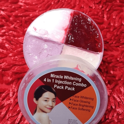 Picture of 4 in 1 Miracle Injection Whitening Face Pack (350g)