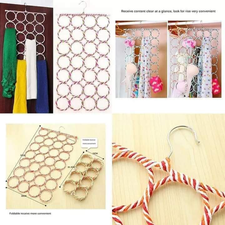 Picture of মহিলাদের জন্য হিজাব হ্যাঙ্গার (28 টি গর্তের শক্ত রিং) - cloth hanger