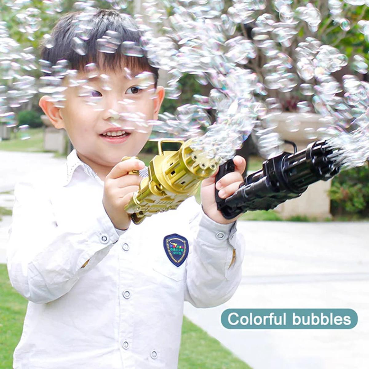 Picture of Funny Children's Gatling Bubble Toys Bubble Machine Kid Gift For Kids