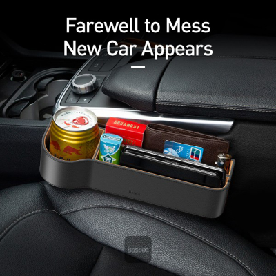 Baseus Car Seat Gap Organizers Storage Box Console with Cup Holder for Front Passenger Side and Driver Side -Galaxy Blue AR Trading Official Storeonline shop bangladeshothoba.com