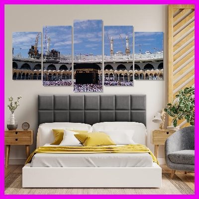 Picture of 5Pcs/Set Makka  Home Canvas Wall Painting Picture Living Room Bedroom Decor