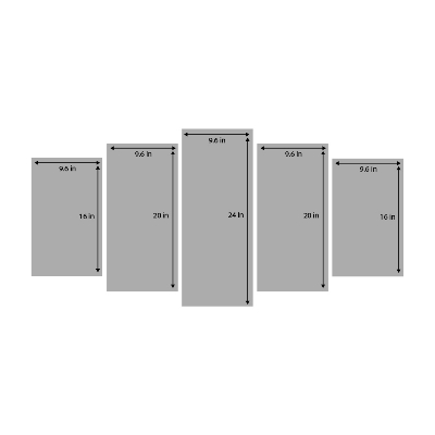 Picture of 5Pcs/Set Makka  Home Canvas Wall Painting Picture Living Room Bedroom Decor