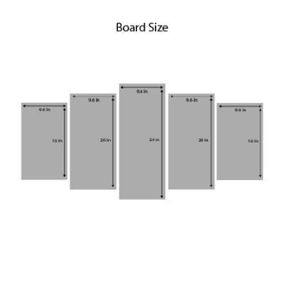 Picture of 5Pcs/Set Lilly Flower Home Canvas Wall Painting Picture Living Room Bedroom Decor