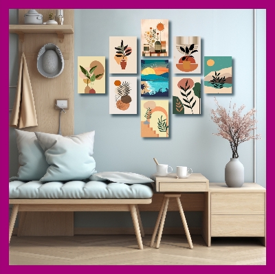 Picture of Most Unique Combo Wallboard 9 pcs set for Home Decoration. Wall Decoration for Home and Office