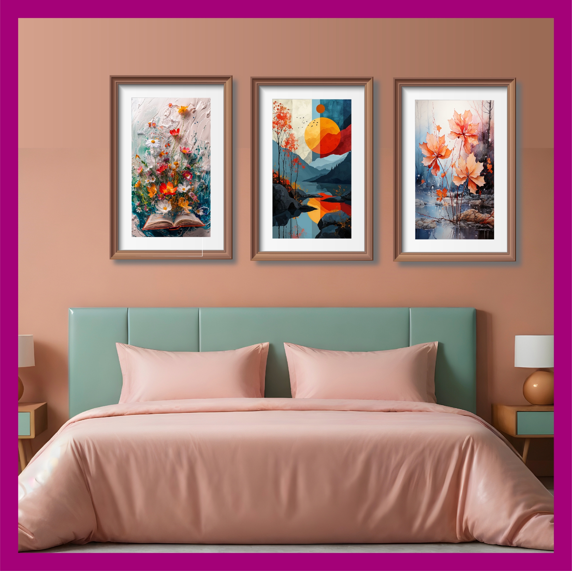 Picture of Most Unique Combo Wallboard 3 pcs set for Home Decoration. Wall Decoration for Home and Office