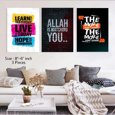 Picture of Unique 3-Piece Wall Art Set for Home & Office Decor