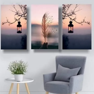 Picture of Creative Wallboard Set: 3 Unique Pieces for Home & Office Styling