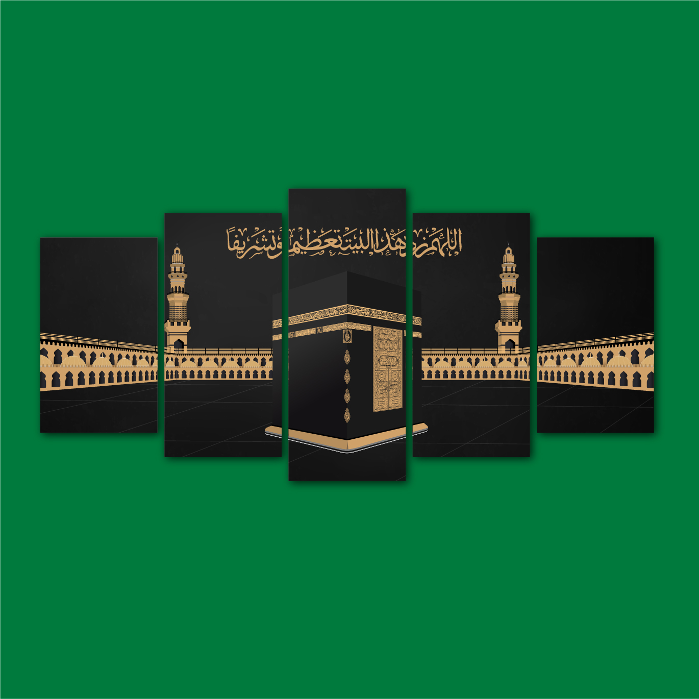 Picture of 5Pcs/Set Makka  Home Canvas Wall Painting Picture Living Room Bedroom Decor