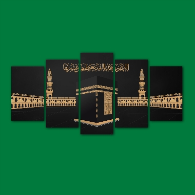 Picture of 5Pcs/Set Makka  Home Canvas Wall Painting Picture Living Room Bedroom Decor