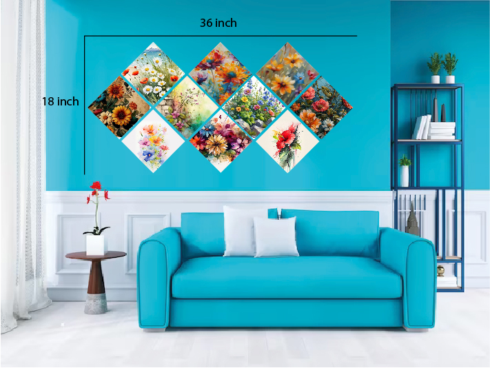 Picture of Wall Decor 10 pcs Most Unique Combo Wallmate set for Home Decoration. Wall Decoration for Home and Office