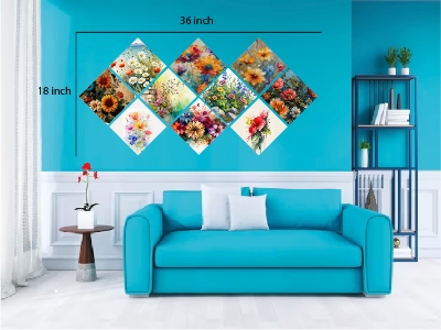 Picture of Wall Decor 10 pcs Most Unique Combo Wallmate set for Home Decoration. Wall Decoration for Home and Office
