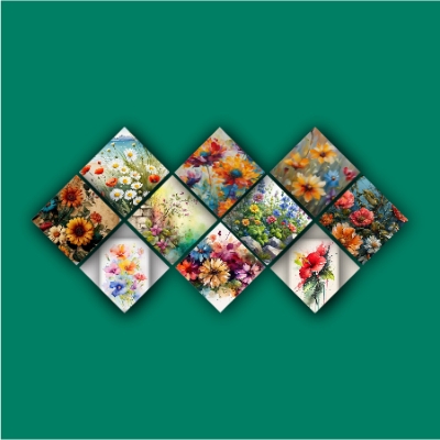 Picture of Wall Decor 10 pcs Most Unique Combo Wallmate set for Home Decoration. Wall Decoration for Home and Office