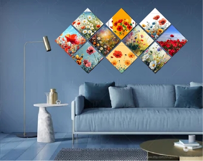 Picture of Wall Decor 10 pcs Most Unique Combo Wallmate set for Home Decoration. Wall Decoration for Home and Office