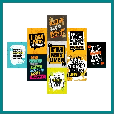 Picture of Motivational Quote Home Canvas Wall Canvas Painting Picture Living Room