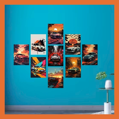 Picture of Car Wallpaper Home Canvas Wall Canvas Painting Picture Living Room