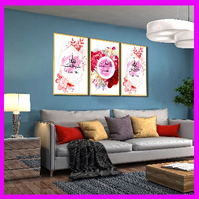 Picture of 3 pcs Most Unique Combo Wallboard set for Home Decoration. Wall Decoration for Home and Office