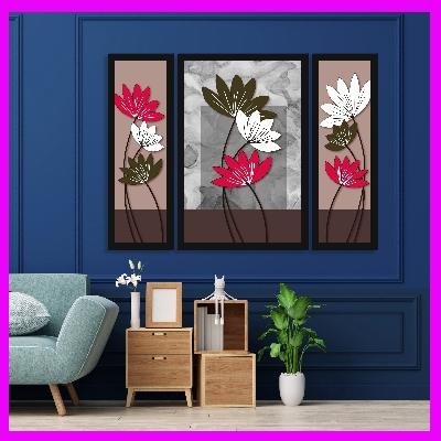 Picture of Saf Flowers Digital Canvas Wall Painting Picture Living Room or Bedroom