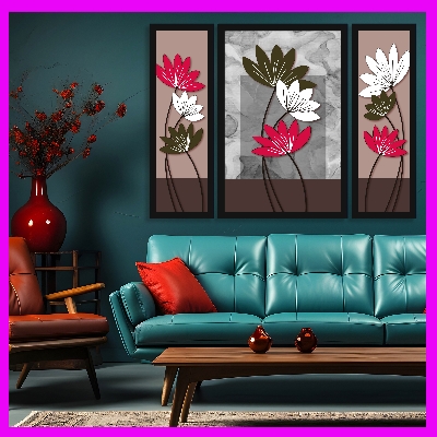 Picture of Saf Flowers Digital Canvas Wall Painting Picture Living Room or Bedroom