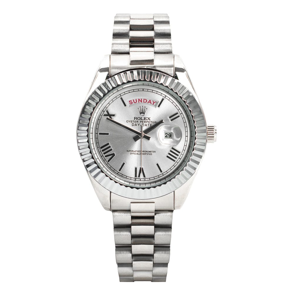 Buy Premium Quality Day Date Watch | RLX Watch A46 F at Best Price In Bangladesh