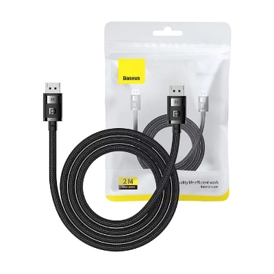 Picture of Baseus High Definition Series Displayport 8K to Displayport 8K Cable 2m Cluster Black