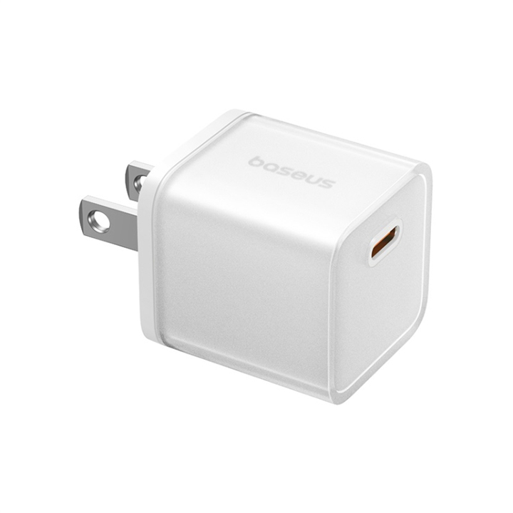 Picture of Baseus OS-GaN5S Gallium Nitride 30W Type-C Fast Charger, US Plug(White)