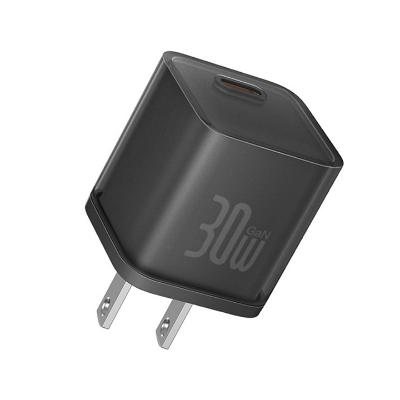 Picture of Baseus GaN5S Fast Charger 1C 20W US + Cable Type-C to Type-C 100W 1m