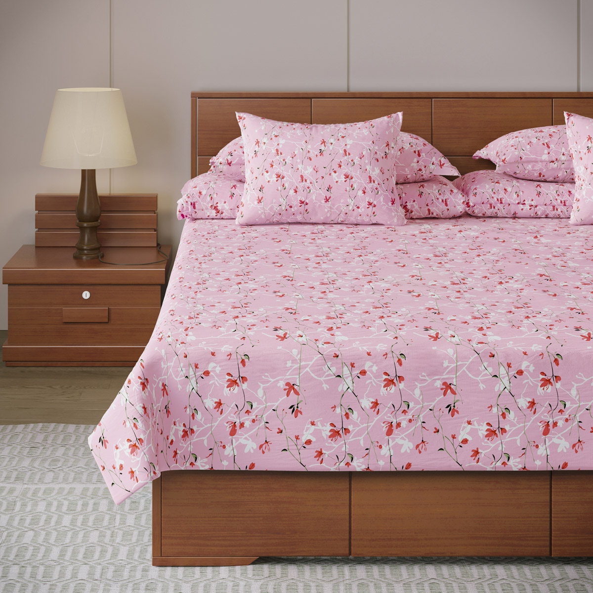 Buy Bed Sheet-312 (Blooms) Online at Best Price