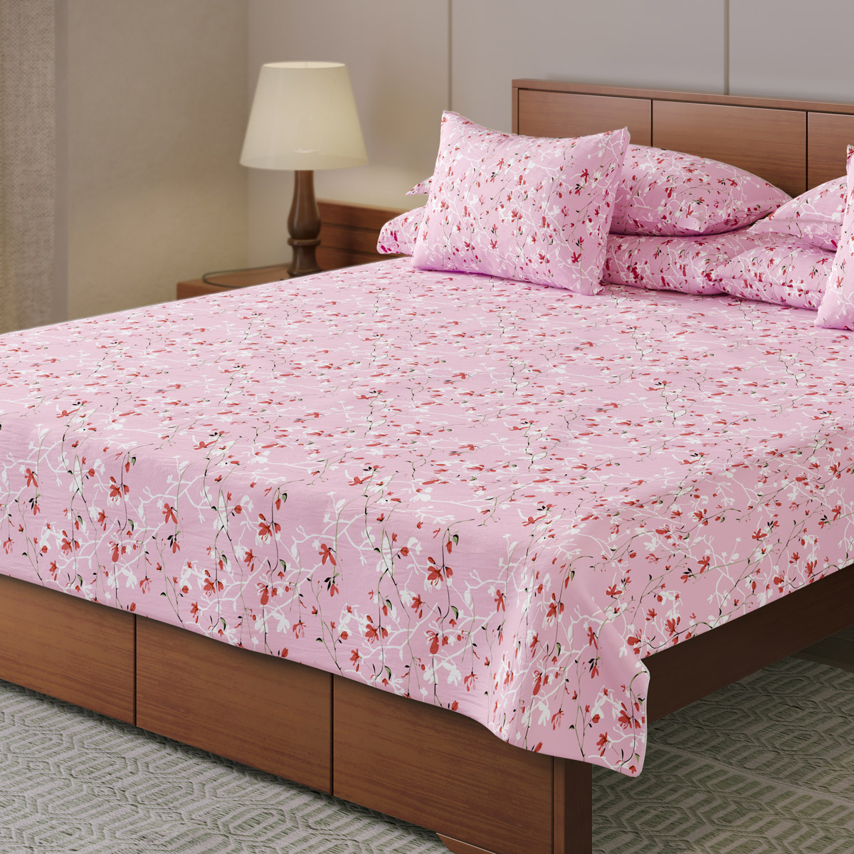 Buy Bed Sheet-312 (Blooms) Online at Best Price