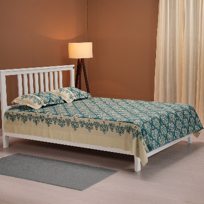 Buy Regal Bed Sheet-314 (Roral Tapestry-Crystal Teal) Online at Best Price