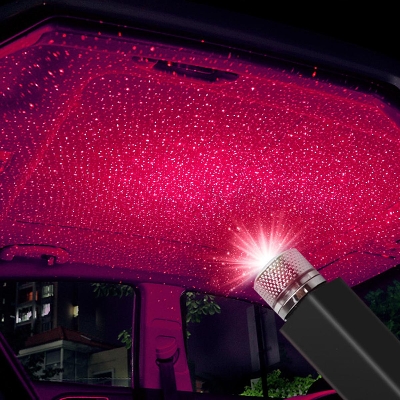 Picture of Universal Mini LED Car Roof Star Night Lights Projector Light Interior Ambient Atmosphere Galaxy Lamp Decoration Light USB Plug