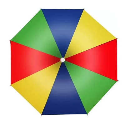 Picture of Head Umbrella Hat For Kids And Adults, Hands Free Umbrella Clear For Rain Sunny Golf - Umbrella