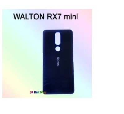 Picture of Replacement Battery Cover Backshell Back Glass Panel For Walton Primo RX7 mini
