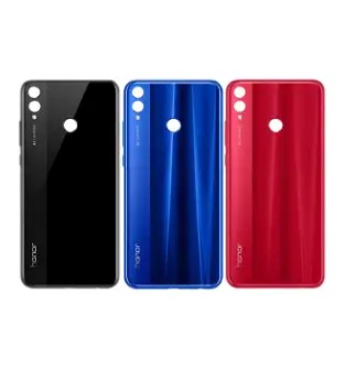 Picture of For Honor 8X Phone Battery Back Cover Backshell Glass Battery Rear Case Phone Battery Back Cover