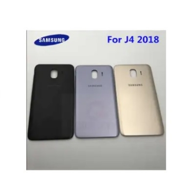 Picture of Samsung J4 replacment back battery cover door panel / samsung J4 backshell / Samsung J4 back cover