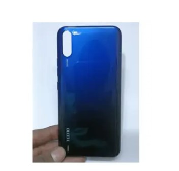 Picture of Tecno Spark Go / KC1 - ( Polycarbonate Plastic ) Casing / Back Shell / Back Panel / Battery Cover / Back Door / Back Replacement Part with Button